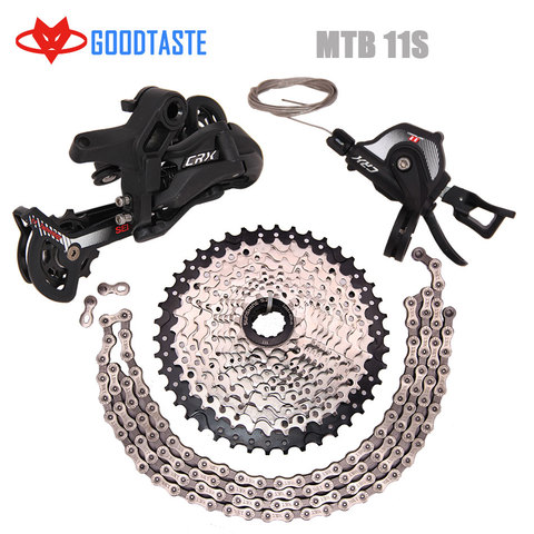 Sensah – Kit de Transmission pour vtt 11 vitesses slx M7000, accessoires, plaque de dent arrière, dérailleur de vélo, livraison gratuite ► Photo 1/6