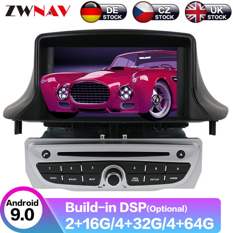 Autoradio Android 10, 64 go, Navigation GPS, lecteur multimédia, unité centrale, pour voiture Renault Megane 3, Renault Fluence (depuis 2009) ► Photo 1/6