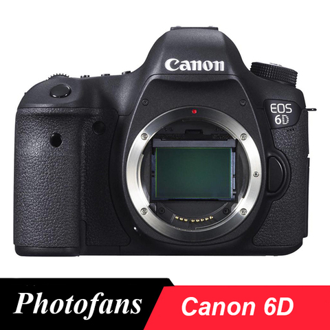 Appareil photo reflex numérique plein cadre Canon 6D-20.2MP-vidéo-Wi-Fi (corps seulement, tout neuf) ► Photo 1/4