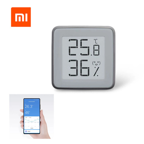 Xiaomi – thermomètre et hygromètre Bluetooth intelligent MMC, écran e-ink  BT2.0, fonctionne avec l'application MIJIA, outils de Gadget pour la maison  - Historique des prix et avis
