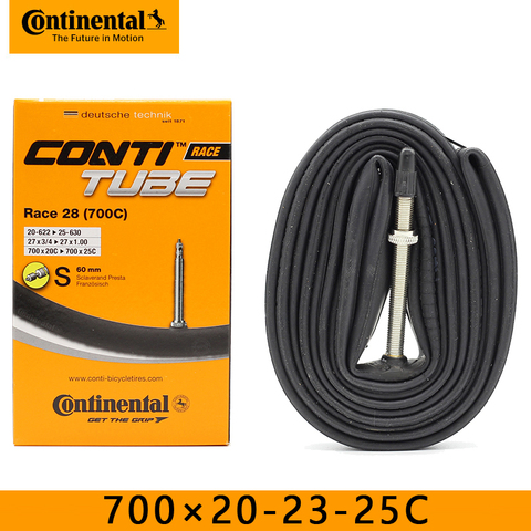 Continental Race – chambre à air 28 FV pour pneus de vélo de route 700c 700 x 20c/23c/25c, Valve française Sclaverand ► Photo 1/6