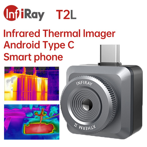 InfiRay – caméra d'imagerie thermique infrarouge T2L, Interface Android Type C, objectif de téléphone portable, Vision nocturne, caméra d'imagerie thermique ► Photo 1/6