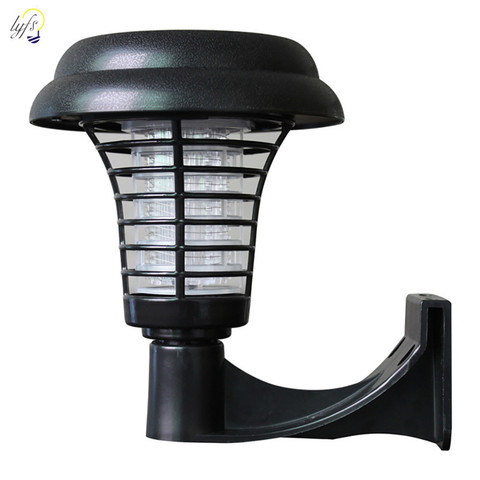 LED à alimentation solaire moustique répulsif extérieur UV lumière jardin cour pelouse Anti insecte ravageur Bug Zapper tueur piégeage lampe lanterne ► Photo 1/6