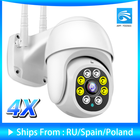 Caméra IP extérieure Wifi caméra 1080P AI suivi automatique caméra de sécurité ONVIF couleur Vision nocturne Audio CCTV Surveillance ► Photo 1/6