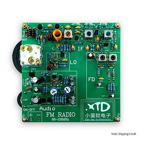 KIT récepteur Radio FM 88-108MHz, entièrement discret, à monter soi-même ► Photo 1/6