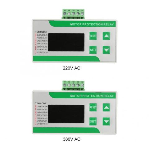 Protecteur de perte de Phase de surcharge du protecteur 2-99A de moteur électrique numérique à ca 220/380V avec le MDB-201Z d'affichage ► Photo 1/6