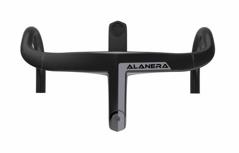 ALANERA – Nouveau 2022 Guidon de vélo route en carbone,avec entretoises casque et support d'ordinateur, intégré pour fourche 28,6 mm, ► Photo 1/5