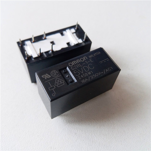 Omron – relais à 8 broches, G2RL-1-E-5VDC G2RL-1-E-12VDC G2RL-1-E-24VDC 250V 16A, 5V/12V/24VDC, 5 pièces ► Photo 1/3