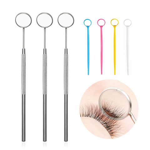 Multifonction vérification miroir Extension de cils beauté maquillage outils dentaire bouche à la recherche de verre blanchiment des dents outil Oral propre ► Photo 1/6