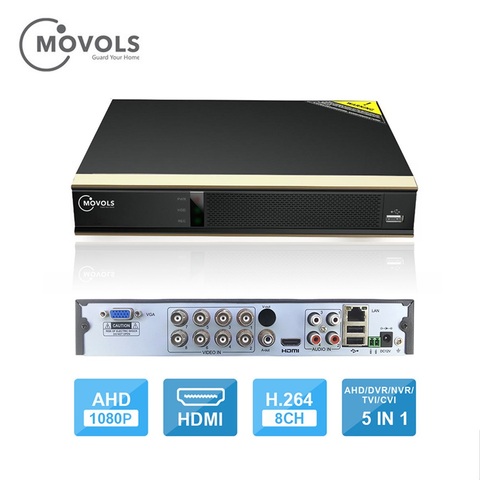 MOVOLS-enregistreur vidéo DVR, 16 canaux, 8 canaux, pour caméra analogique AHD, caméra IP Onvif P2P 1080P ► Photo 1/6