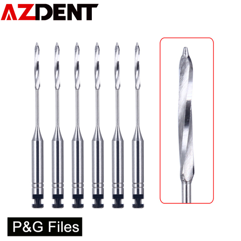 6 pièces/boîte fichiers endodontiques dentaires alésoirs fraises de forage alésoirs Peeso fichiers Endo outils de dentiste Instruments dentaires outils de dentiste ► Photo 1/6