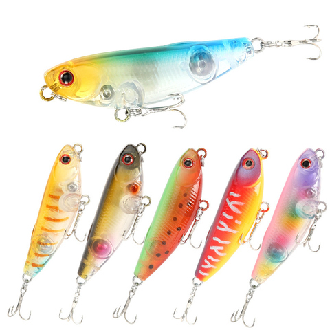 Crayon de pêche leurre Wobblers 5cm 5.5g naufrage artificiel plastique dur appât haute qualité basse brochet Pesca ménés matériel de pêche ► Photo 1/6