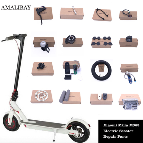 Pièces détachées pour Scooter électrique Xiaomi M365, garde-boue, lumière, tableau de bord, plateau principal, freins à disque pour Xiaomi M365 Pro ► Photo 1/6