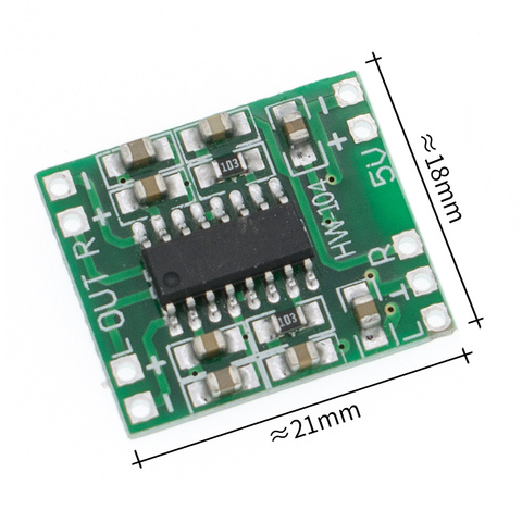 10 pièces PAM8403 module Super carte amplificateur numérique 2*3 W classe D carte amplificateur numérique efficace 2.5 à 5 V USB alimentation ► Photo 1/3