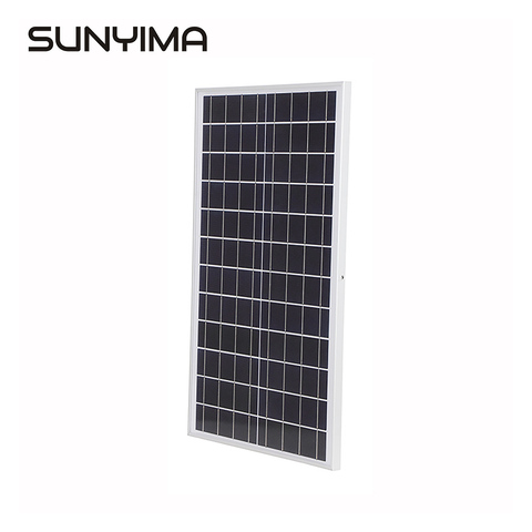 SUNYIMA – panneau solaire photovoltaïque en polysilicium 6V, 3/6/10/15W, avec chargeur de batterie, pour l'extérieur ► Photo 1/6