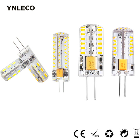 G4 LED ampoule 12V AC/DC 1.5W 2W 3W 24/48/57/81LED ampoule 3014SMD LED 360 degrés 3000K 4500K 6000K remplacer lampe halogène ► Photo 1/6