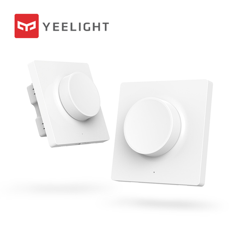 Chaud Original Mijia Yeelight Intelligent gradateur interrupteur Intelligent réglage hors lumière encore travailler 5 en 1 contrôle Intelligent interrupteur ► Photo 1/6