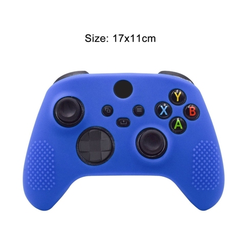 Peau de couverture de coque de étui de protection en Silicone souple pour-Xbox série X S contrôleur accessoires de jeu de manette ► Photo 1/6