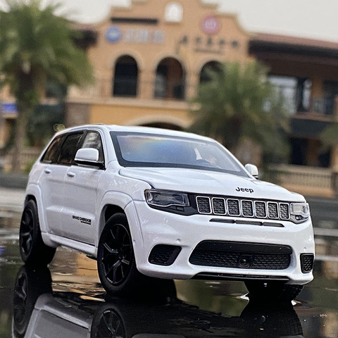 JEEP Grand Cherokee – modèle de voiture tout-terrain en alliage 1:32, véhicules moulés et jouets, échelle Miniature, jouets ► Photo 1/6