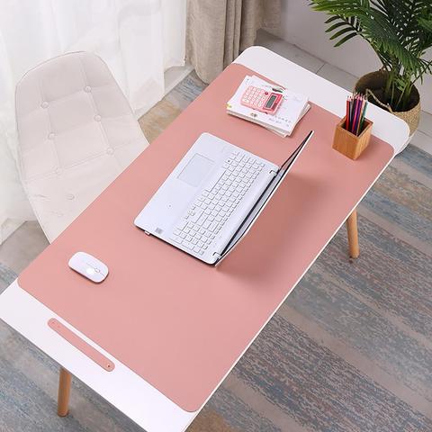 Tapis de souris en PU de grande taille, antidérapant, imperméable, en caoutchouc naturel, pour ordinateur de bureau et portable ► Photo 1/6