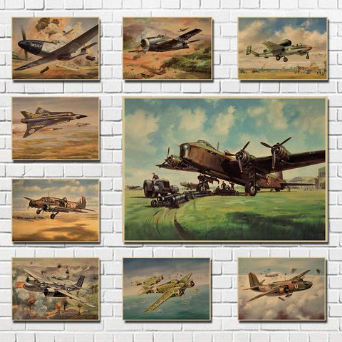 PINUP FILLES NO 2 SECONDE Guerre Mondiale Vintage Papier Kraft Classique Affiche Bars Café Salon salle à manger Mur Peintures Décoratives ► Photo 1/6