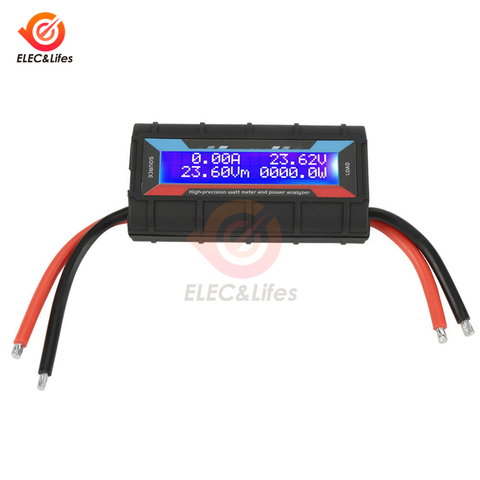 Testeur de batterie sans fil avec écran LCD numérique, 130a, 60V, Watt-mètre, tension d'alimentation, amplificateur, moniteur, analyseur pour modèle d'avion RC ► Photo 1/4