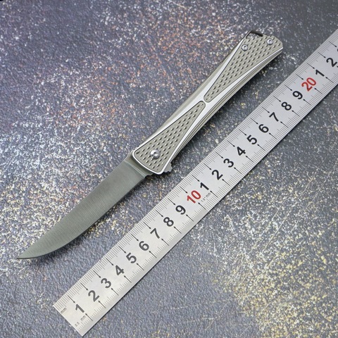 OEM 7530 flipper couteau pliant 8CR13MOV lame en alliage d'aluminium poignée en plein air camping chasse pêche poche fruits couteaux EDC outil ► Photo 1/6