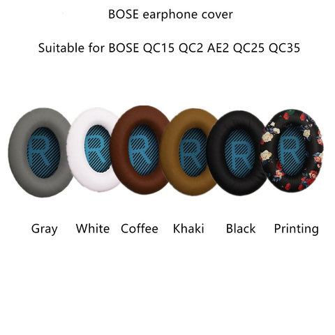 2 pièces pour BOSE QC2 QC15 AE2 QC25 QC35 casque ensemble éponge cache-oreilles écouteurs casque accessoires ► Photo 1/5