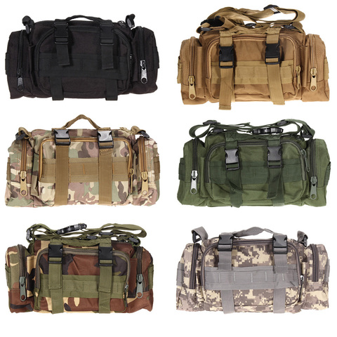 Sacs d'escalade en plein air militaire tactique Molle sacs à dos imperméable Oxford Camping Pack randonnée taille sacs voyage sac à bandoulière ► Photo 1/6