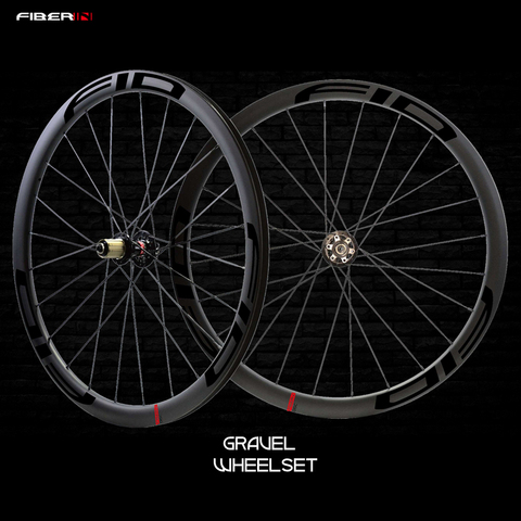 Flyweight – ensemble de roues en carbone pour Cyclocross, sans crochet, avec frein à disque ► Photo 1/6
