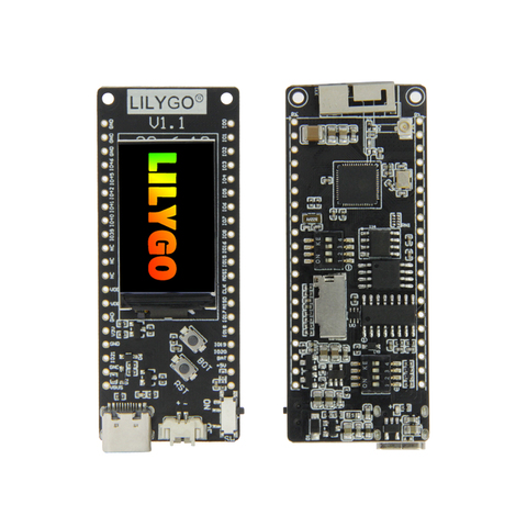 LILYGO®TTGO T8 ESP32-S2 V1.1 ST77789 1.14 pouces écran LCD WIFI Module sans fil type-c connecteur TF carte de développement de fente ► Photo 1/6