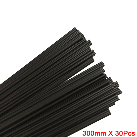 Baguettes de soudage en plastique PP (2.5mm) noir, lot de 300mm * 30 pièces/fournitures de forme triangulaire ► Photo 1/3