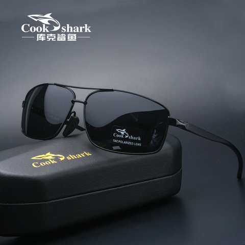 Cook Shark lunettes de soleil pour hommes, nouvelle couleur changeante, verres de Vision nocturne de conducteur, polarisation de la marée ► Photo 1/6