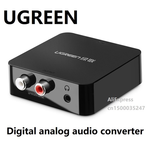 UGREEN – convertisseur audio coaxial numérique, affichage de sortie en fibre RF, boîte audio, signal universel ps4 TV ► Photo 1/5