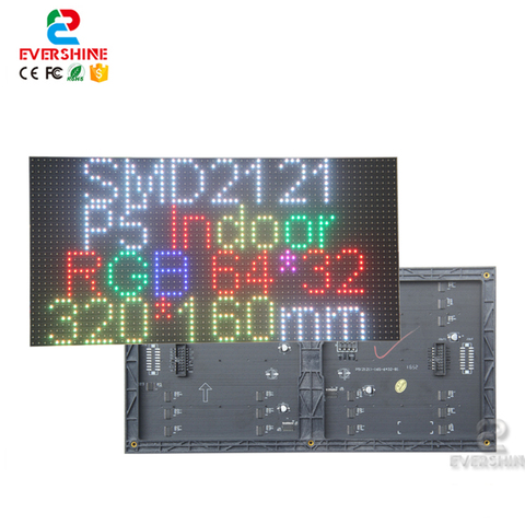 Module Led d'intérieur polychrome P5 Smd2121, 320x160mm, 1/16s, prix le plus bas ► Photo 1/6