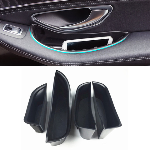 Boîte de rangement pour Mercedes Benz GLC classe C W205 2015-18, boîte de rangement pour accessoires de voiture plateau de support ► Photo 1/4