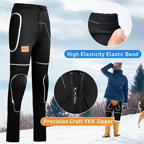 Benken – pantalon rembourré 3D EVA, équipement de protection pour snowboard, snowboard et ski, sous-vêtements de vélo et Shorts ► Photo 1/6