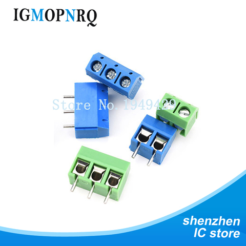 Connecteur d'épissure de Terminal à vis, 20 pièces, KF301 KF128 KF350 2P 3P 5mm / 3.5mm / 2PIN 3PIN ► Photo 1/1