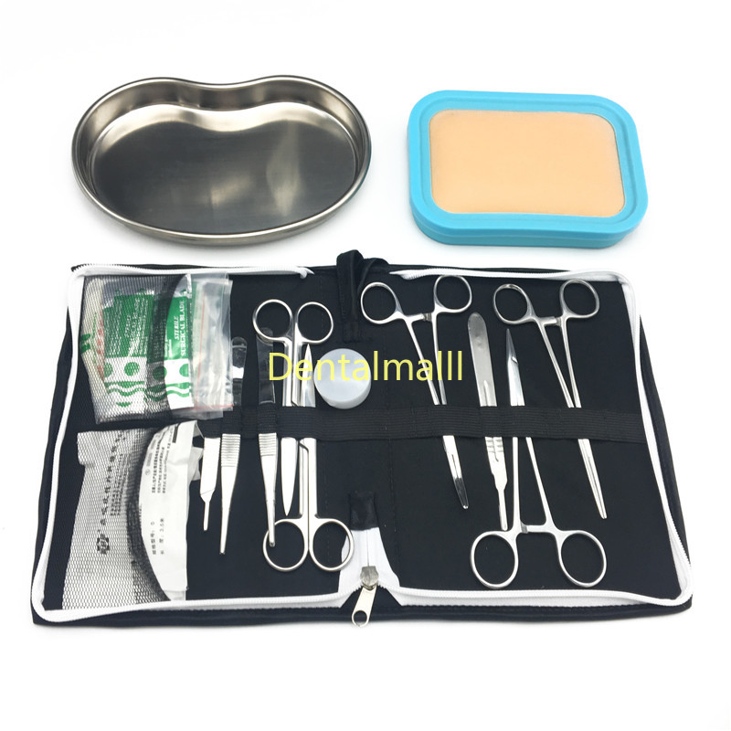 Kit de suture complet pour les étudiants, y compris le tampon de suture en  silicone et le kit de suture d'entraînement à l'outil de suture