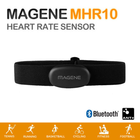 Magene MHR10 Double Mode ANT + et Bluetooth 4.0 Capteur de Fréquence Cardiaque Avec Sangle De Poitrine ► Photo 1/4