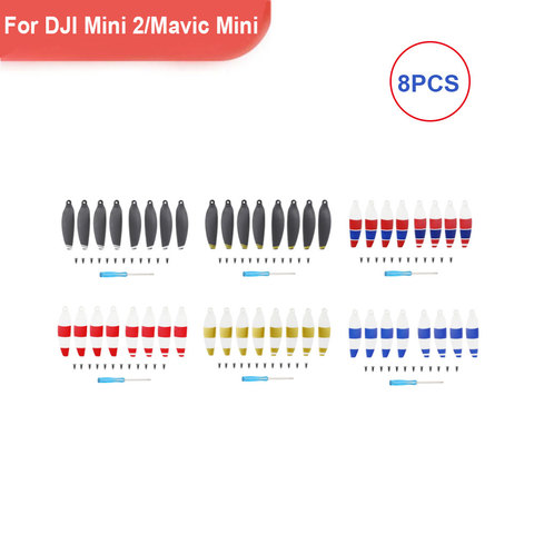 8 pièces DJI Mavic Mini 2 hélices 4726F pour DJI Mavic Mini Drone hélices de remplacement accessoires de dégagement rapide pliable ► Photo 1/6