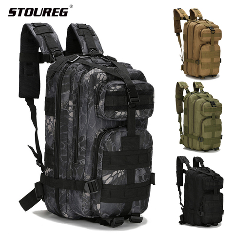 20-30L hommes femmes militaire tactique sac à dos hommes Trekking Sport voyage sacs tactiques Camping randonnée escalade sacs ► Photo 1/6