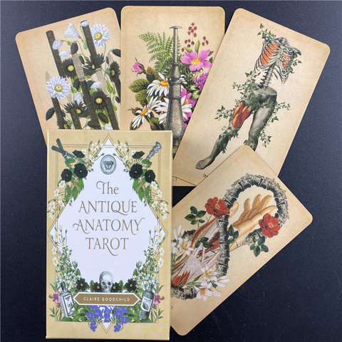 L'anatomie Antique Tarot cartes Deck complet anglais Oracle Divination destin famille partie jeu de société ► Photo 1/6