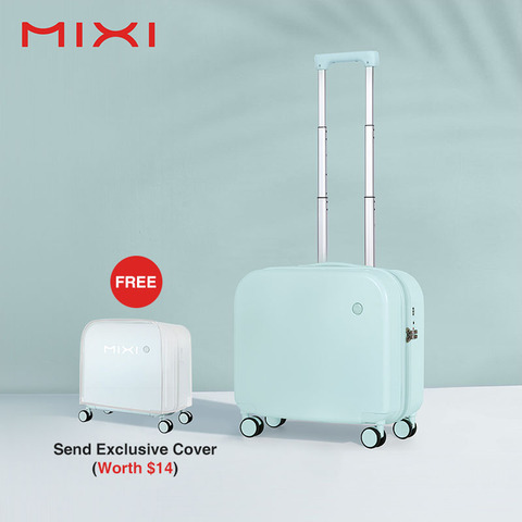 Mixi Design esthétique porter valise voyage bagages cabine d'embarquement étui pour court voyage 100% PC Hardside M9236 18 pouces ► Photo 1/6