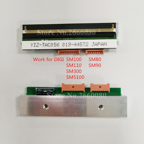 Tête d'impression thermique pour DIGI SM100, SM100, SM300, deux ports, SM5100, SM5300, SM110, SM80, SM90, échelle P/N: l ► Photo 1/6