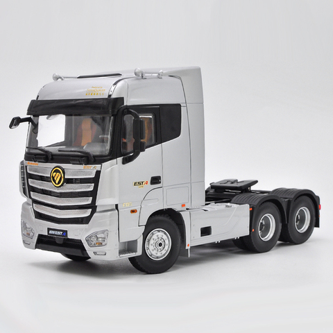 Modèle 1:24 Diecast pour camion Foton Daimler Auman EST-A robuste, en alliage, jouet Miniature, pour tracteur ESTA EST A ► Photo 1/5