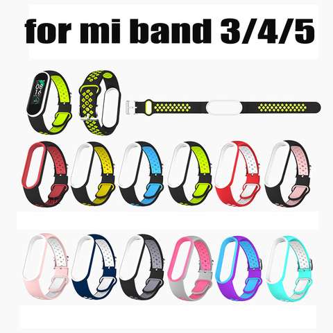Mi Band 4 dragonne pour Xiaomi Mi Band 4 NFC Silicone Bracelet Bracelet Mi4 montres intelligentes Miband4 accessoires Sport sangle ► Photo 1/6