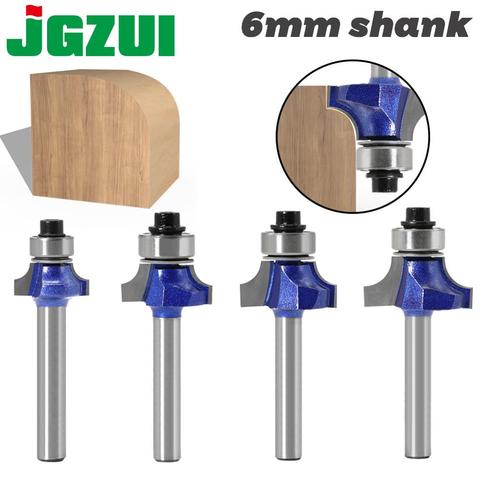 6mm Corner Round Professional level Over Router Bit with Bearing Milling Cutter for Wood Woodworking Tool Tungsten Carbide ► Photo 1/6