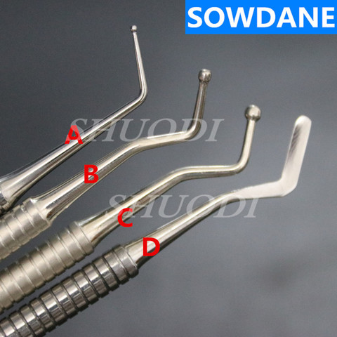 Double extrémité en plastique Composite d'amalgame de spatule d'instrument de remplissage dentaire ► Photo 1/6