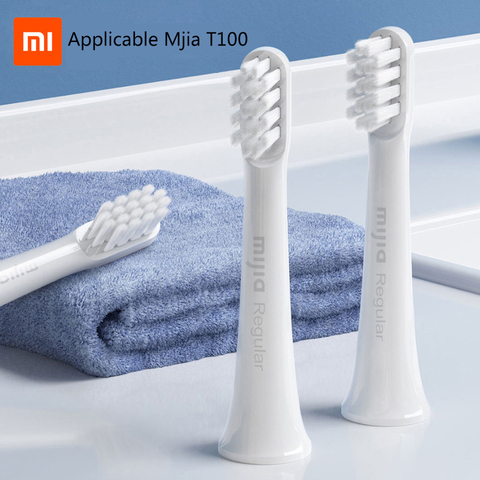 Xiaomi Mijia – têtes de brosse à dents électrique sonique de remplacement, 3 têtes de brosse à dents, T100 T300 T500, originales, chaque boîte ► Photo 1/6